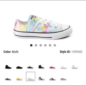 Brand new converse tie dye sneakers sz 8.5 womens
